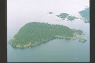 Picture of Turn Island, Aerial
                Photo, Turn Island Washington.